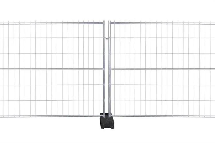 Bauzaun-Komplettset 34,5 m – 10 Elemente + Zubehör