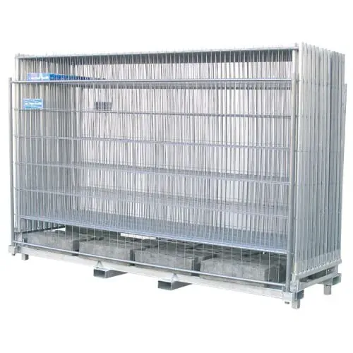 Produkt Bauzaun-Komplettset 103 m – 30 Elemente + Zubehör Foto