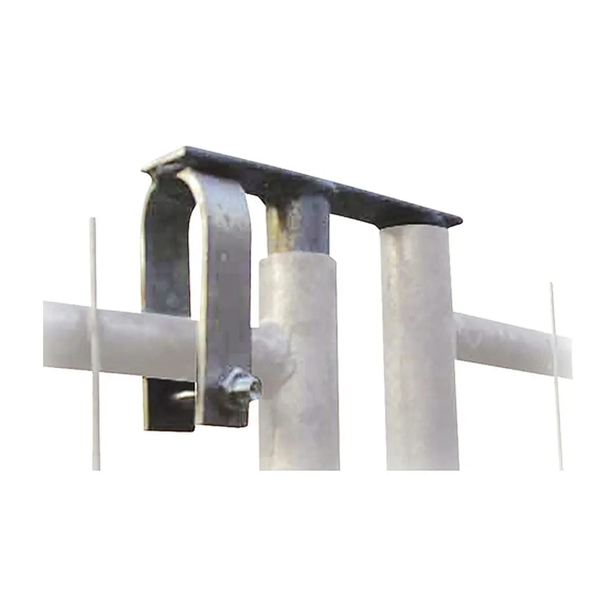 Drehgelenk-Türverbinder für Bauzaun-Türelement – Stahl verzinkt, 220 mm