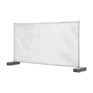 Bauzaun-Sichtschutzplane 1,76 × 3,41 m (160 g/m²)