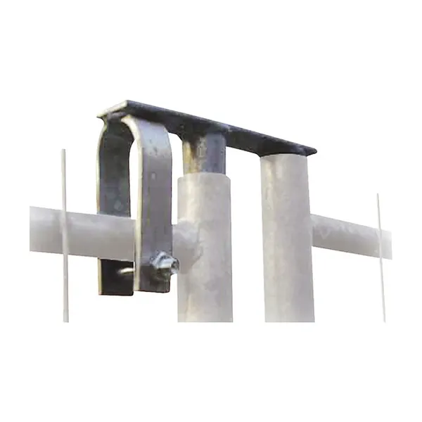 Produkt Drehgelenk-Türverbinder für Bauzaun-Türelement – Stahl verzinkt, 220 mm Foto